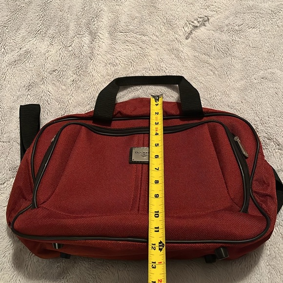 Burgundy Travel Duffel Bag - Picture 9 of 11